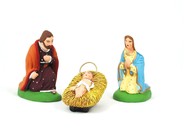 Mary, Joseph, Jesus Nativity Set - Size #2 / Elite