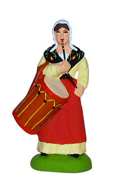 Woman with a Drum - Femme tambourinaire - Size #2 / Elite - New 2001
