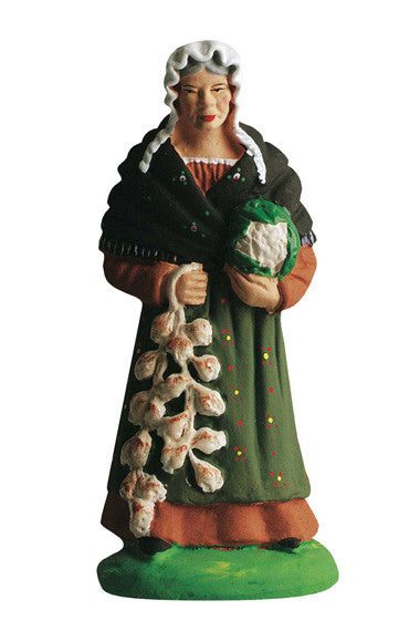 Woman with Cabbage and Garlic - Femme au chou et a l'ail - Size #3 / Grande