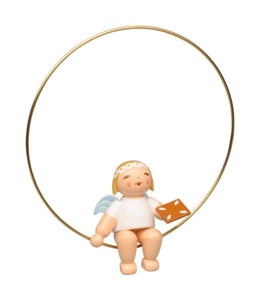 Angel with Gingerbread in a Ring Ornament - New 2020