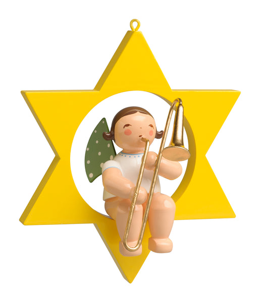 Angel in a Star with Trombone