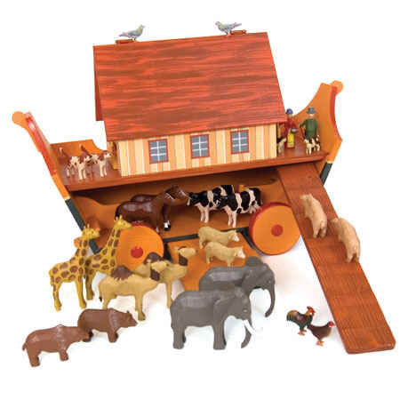 Noah's Ark with Animals / Size Large