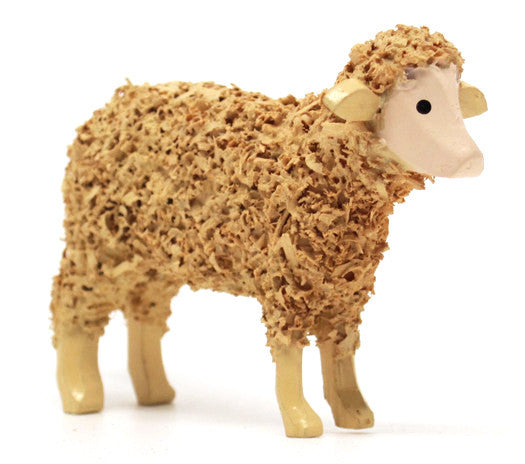 Sheep, hand-carved - 1-3/4" / Size Large