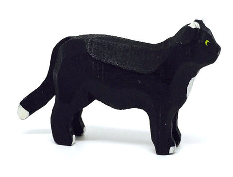 Cat, hand-carved - 1-1/4" / Size Large