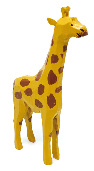 Giraffe, hand-carved - 4-3/4" / Size Large
