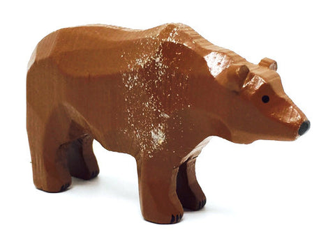 Brown Bear, hand-carved - 1-3/4" / Size Large