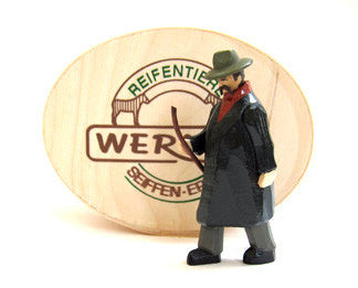 Christian Werner Shepherd with Wood Chip Gift Box