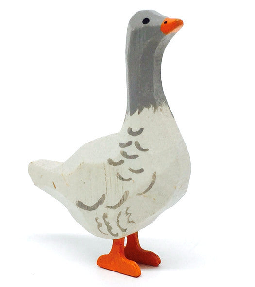 Goose, Standing, hand-carved - 1-3/4" / Size Large