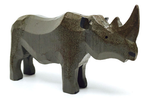 Rhinoceros, hand-carved - 2-1/2" / Size Large