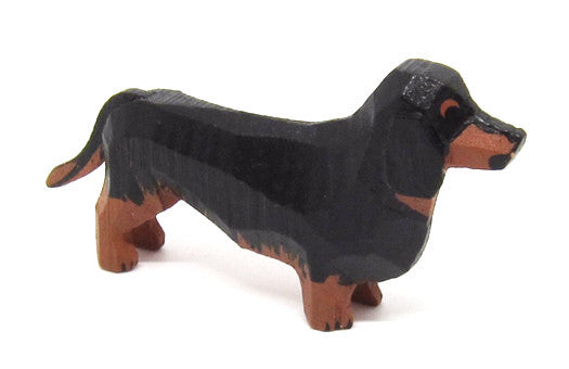 Dachshund, hand-carved - 1-1/8" / Size Large