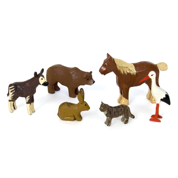 Noah's Ark Animals - 6 Pairs Assortment #2 / Size Small