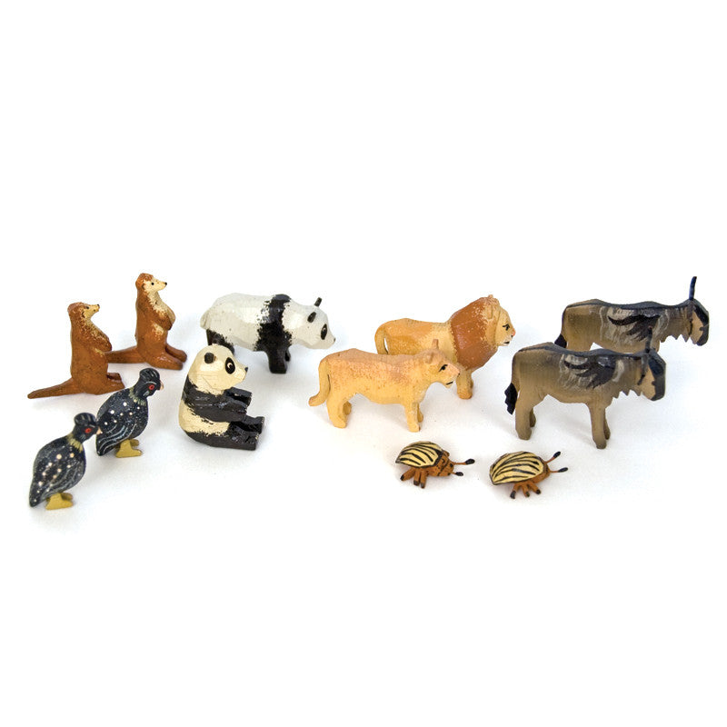 Noah's Ark Animals - 6 Pairs Assortment #4 / Size Small