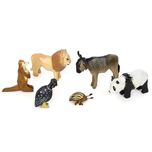 Noah's Ark Animals - 6 Pairs Assortment #4 / Size Small