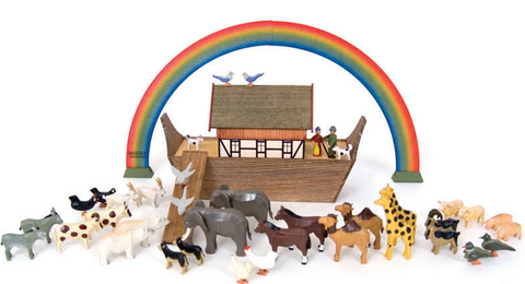 Noah's Ark with Animals / Size Small