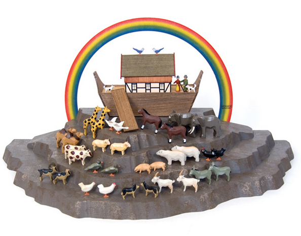 Mountain Display Platform - 4 tier - for Christian Werner's Small Noah's Ark