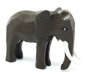 Elephant (Male), hand-carved - 2" / Size Small