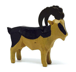 Mountain Goat - Ibex (Male), hand-carved - 1-1/2" / Size Small