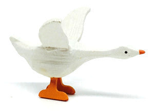 Goose, hand-carved - 1-1/8" / Size Small