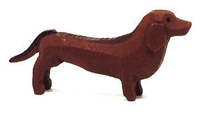 Dachshund, hand-carved - 5/8" / Size Small
