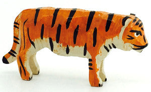 Tiger, hand-carved - 1" / Size Small