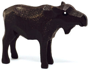 Moose (Female), hand-carved - 2" / Size Small