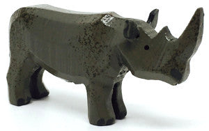 Rhinoceros, hand-carved - 2" / Size Small