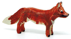 Fox, hand-carved - 7/8" / Size Small