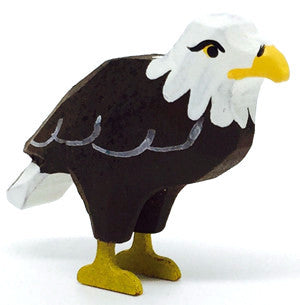 Bald Eagle, hand-carved - 1-3/8" / Size Small