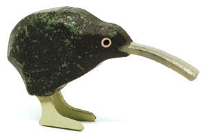 Kiwi, hand-carved - 7/8" / Size Small