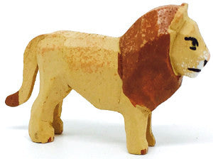 Lion (Male), hand-carved - 1-1/4" / Size Small