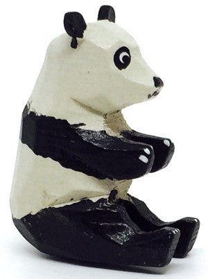 Panda (Female), hand-carved - 1-1/4" / Size Small