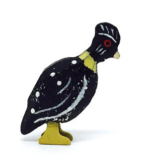 Guinea Fowl, hand-carved - 1-1/4" / Size Small