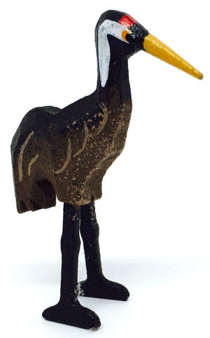 Crane, hand-carved - 1-5/8" / Size Small
