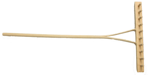 Wooden Rake - 4-1/4" long