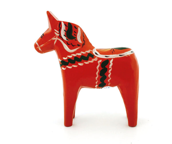Antique Red Dala Horse - 4"
