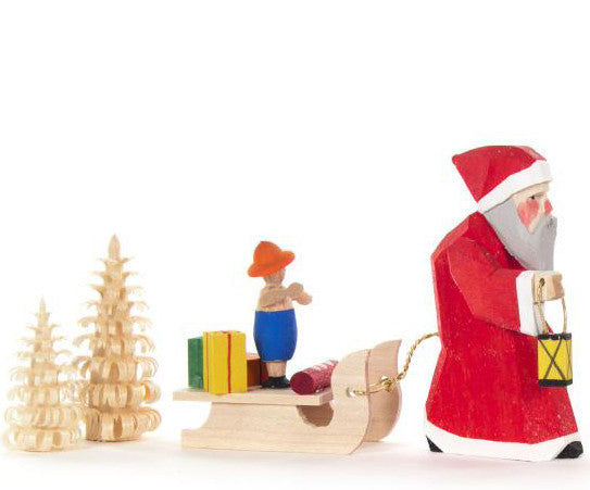 Santa and Sled Gift Box