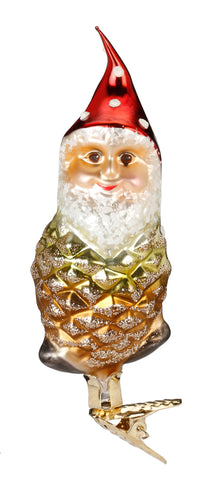 Pinecone Gnome with Mushroom Hat / Fairy / SALE SAVE 25%