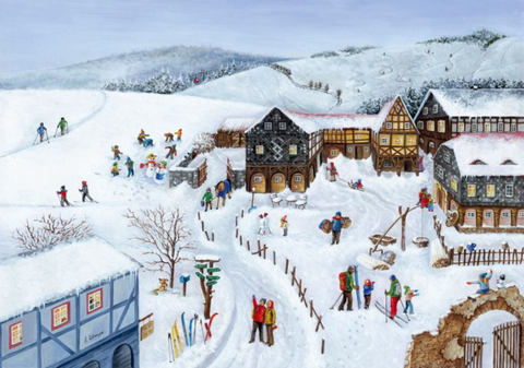 Farm House / Umgebindehäuser Advent Calendar