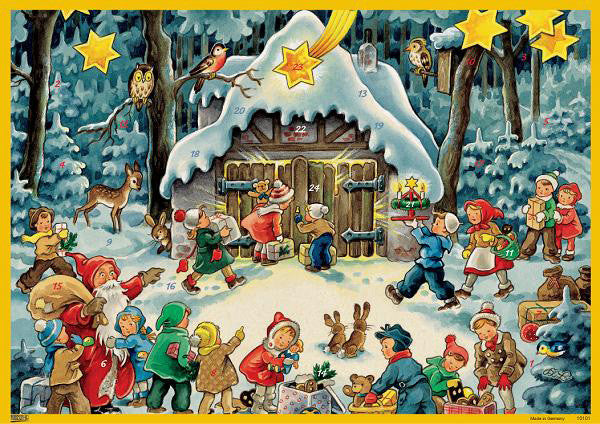 Santa with Children - Advent Calendar