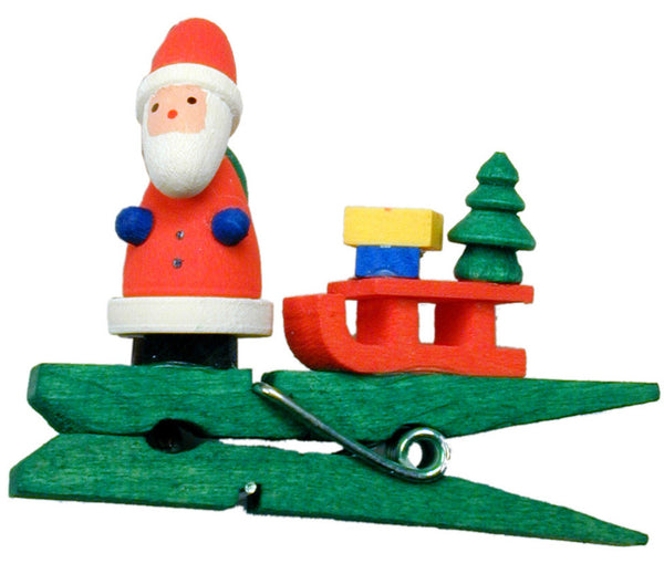 Santa with his Sled - 2"