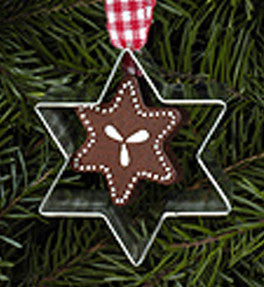 Star Gingerbread Cookie Cutter Ornament - 2-1/4"