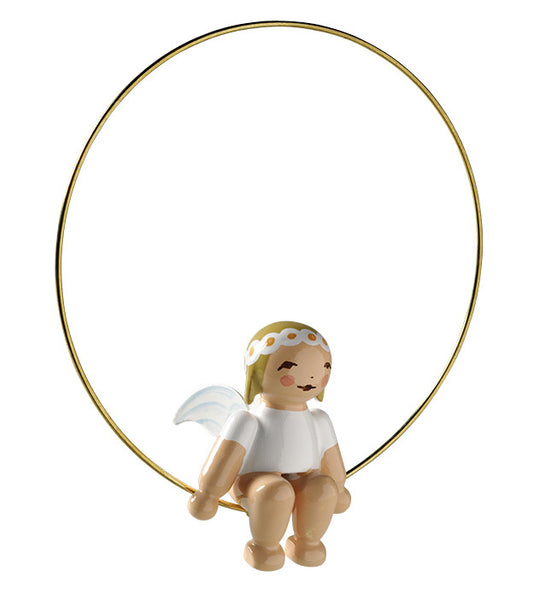 Angel in a Ring Ornament