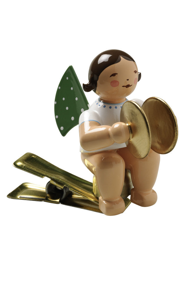 Clip-on Angel with Cymbals