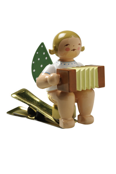 Clip-on Angel with Concertina