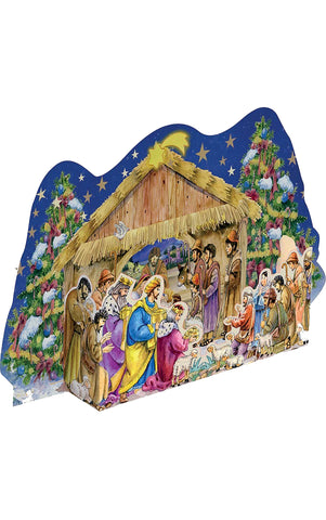 Nativity Scene - Advent Calendar / 3 Dimensional