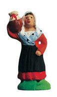 Woman with an Earthenware Jar - Femme à la jarre - Size Puce (Flea) / Chip