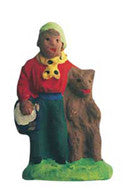 Gypsy with a Bear - Gitan à l'ours - Size Puce (Flea) / Chip