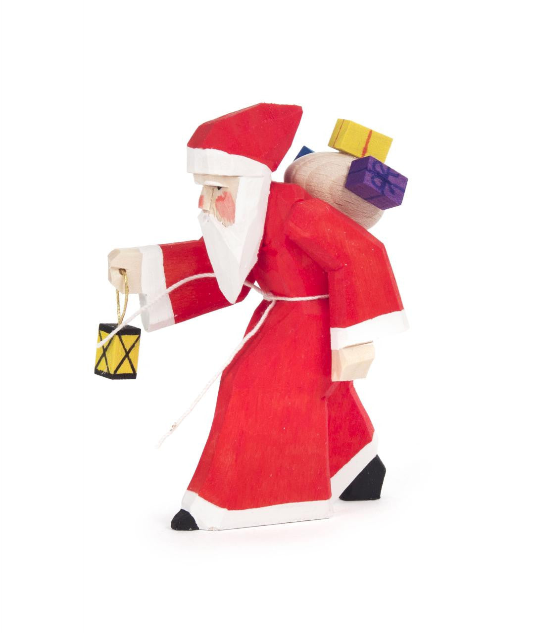 Santa / Saint Nicholas Carrying a Lantern / 3-1/4"